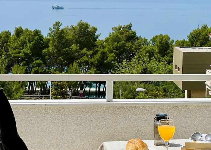 شقة Penthouse With Sea View ماكارسكا